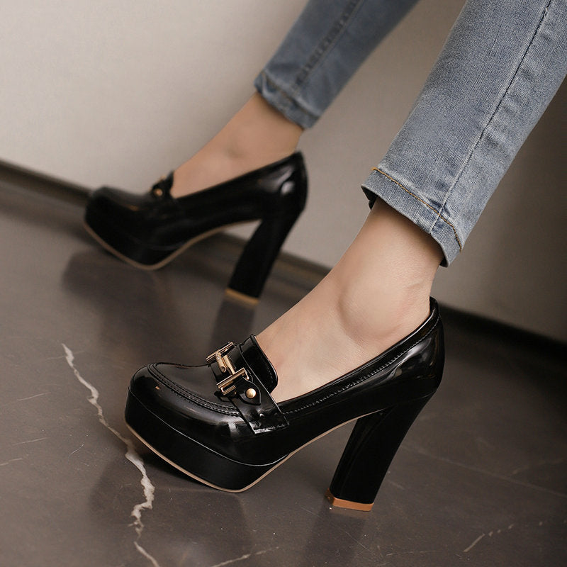 Chaussures Cuir Talons Imperméables