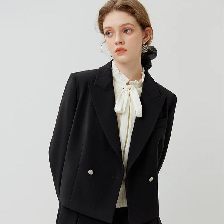 Veste Courte Femme Style Collège