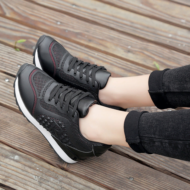 Chaussures Blanches Décontractées Épaisses