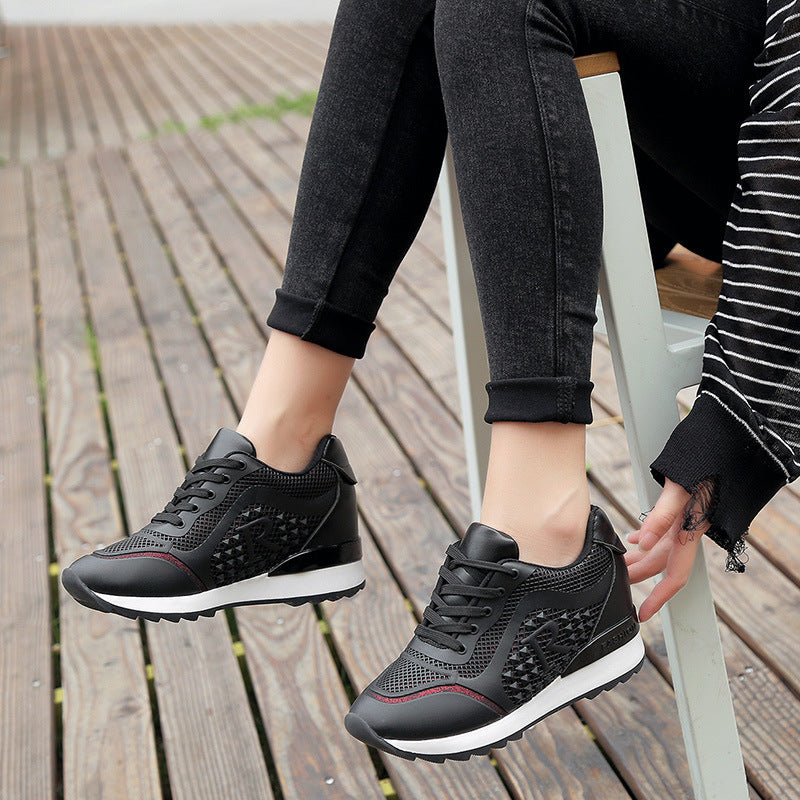 Chaussures Blanches Décontractées Épaisses