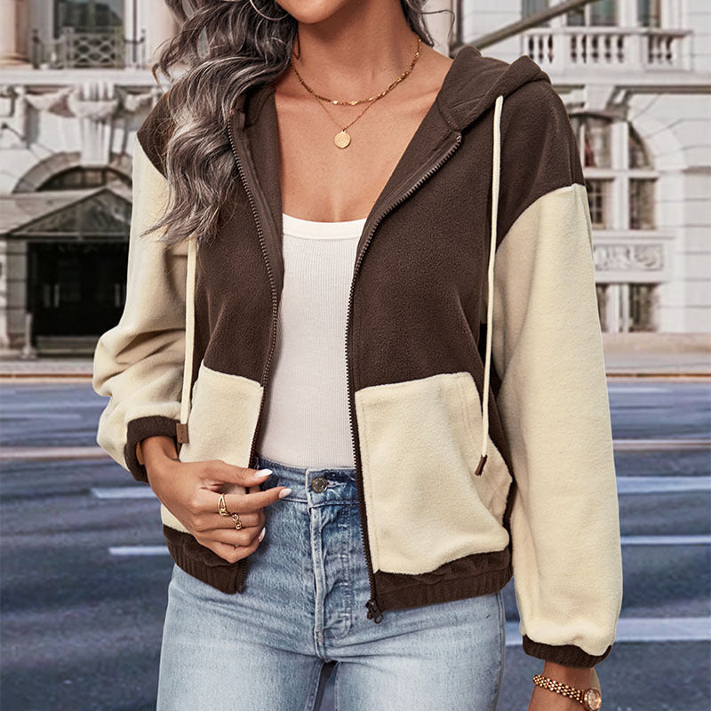 Cardigan polaire zippé