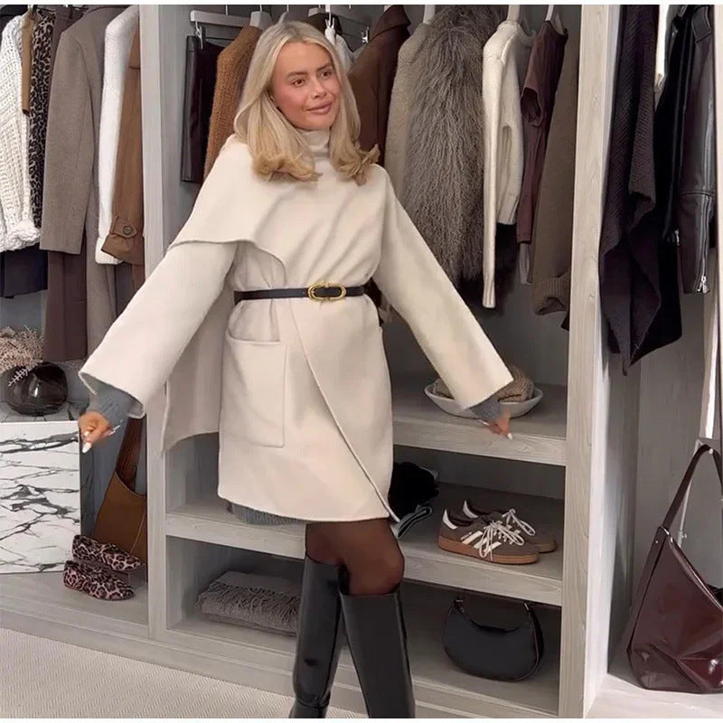 Manteau en laine confortable et tendance