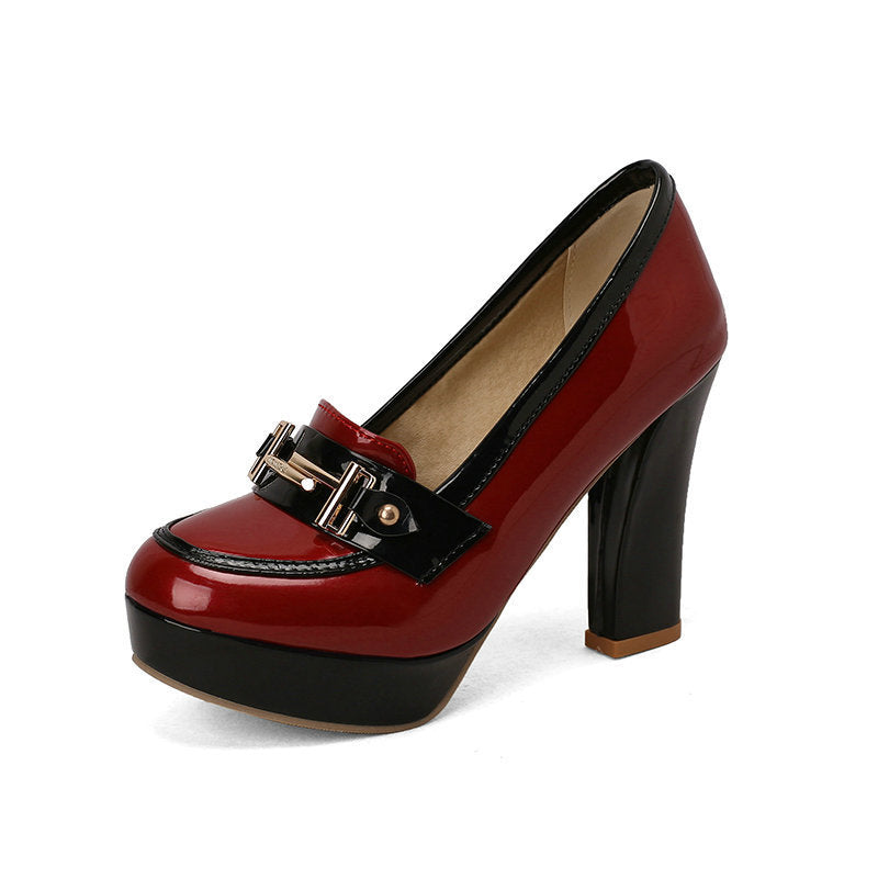 Chaussures Cuir Talons Imperméables