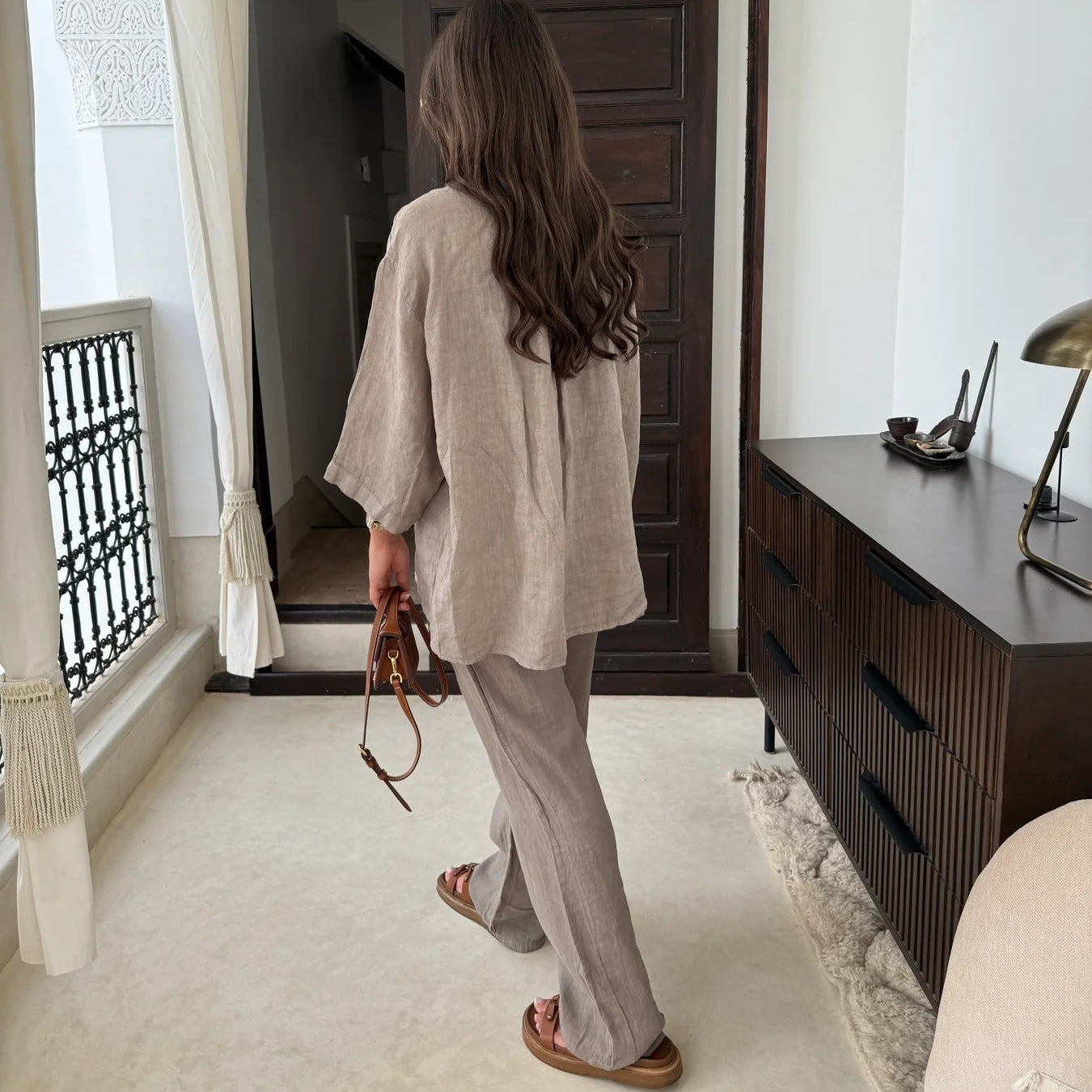 Ensemble Décontracté Chic à Poches