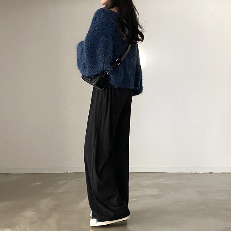 Cardigan Tricot Femme Décontracté