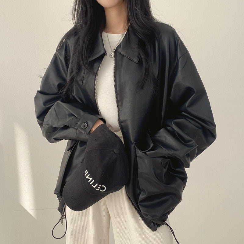 Veste cardigan rétro à grandes poches