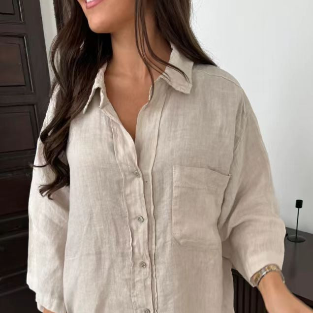 Ensemble Décontracté Chic à Poches