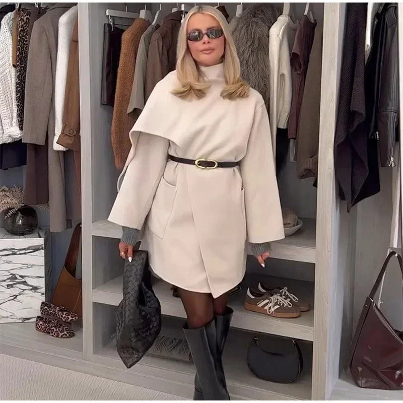 Manteau en laine confortable et tendance