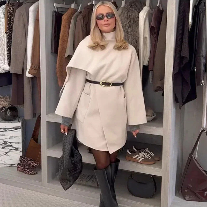 Manteau en laine confortable et tendance