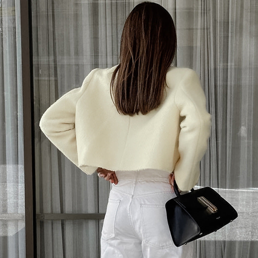 Veste Courte Mode Manches Longues