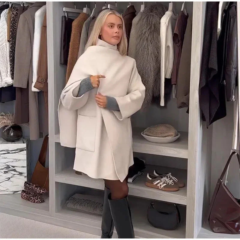 Manteau en laine confortable et tendance