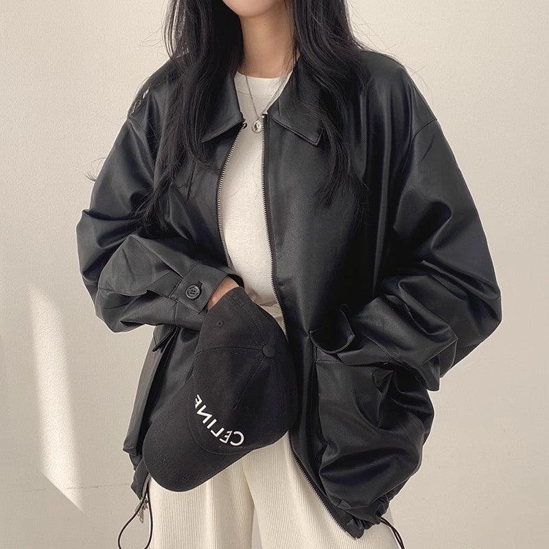 Veste cardigan rétro à grandes poches