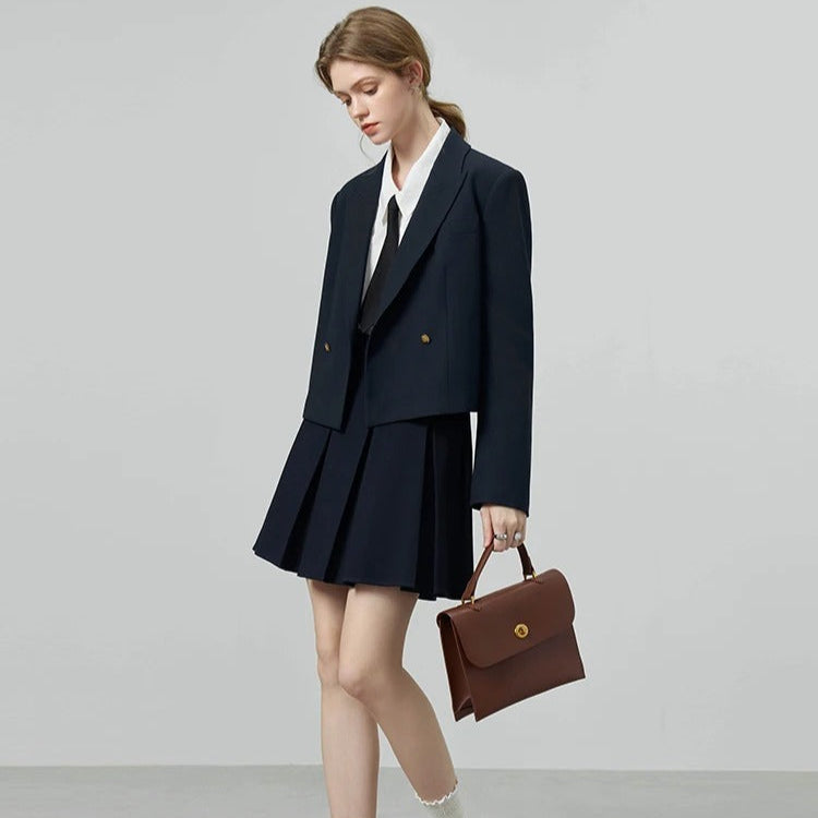 Veste Courte Femme Style Collège